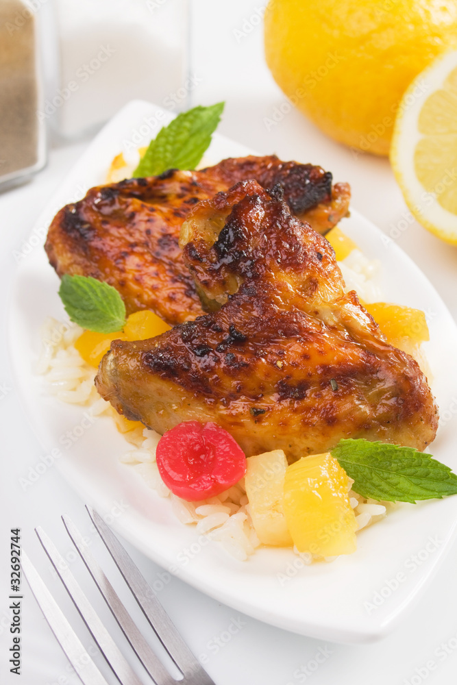 Grilled chicken wings Grilled chicken wings