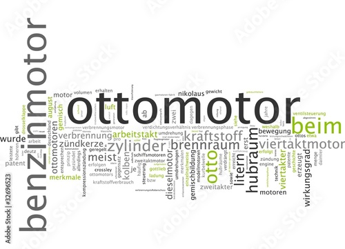 Bild auf Leinwand Benzinmotor - Ottomotor
