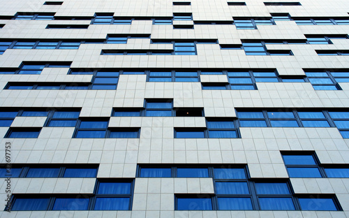 Modern building wall pattern