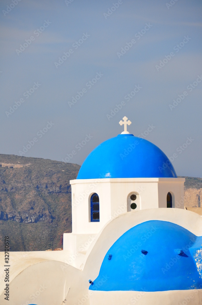 Oia Church domes