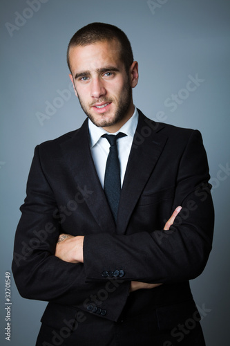 Portrait of a handsome young business man