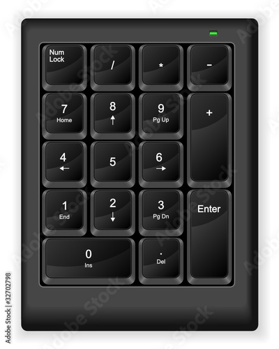 computer numeric keyboard