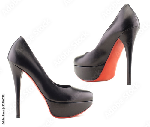 Women's shoes on a white background.