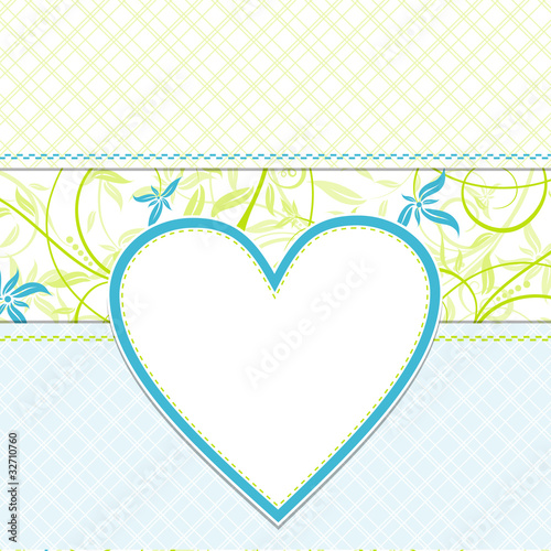 Template greeting card, vector