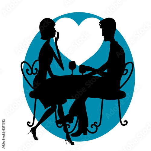 Romantic Couple Silhouette