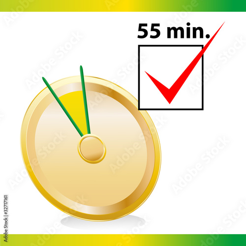 zeitabschnitt 55 minuten