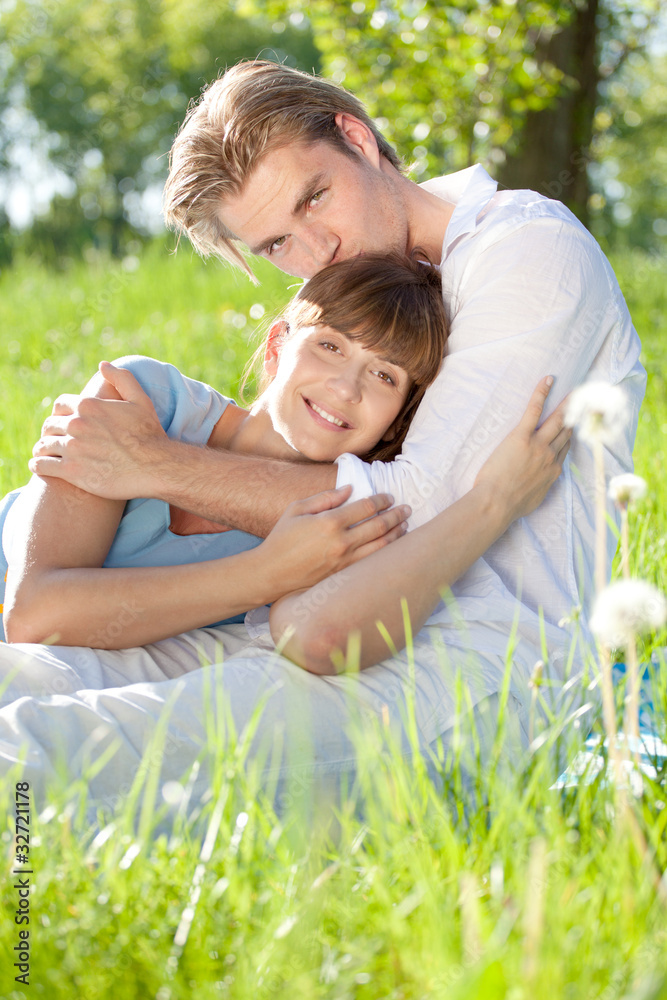 Fototapeta premium young couple in love