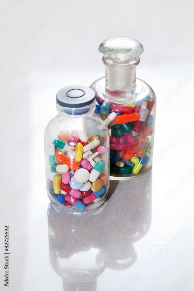 Medical drugs in a bottle Medical drugs in a bottle