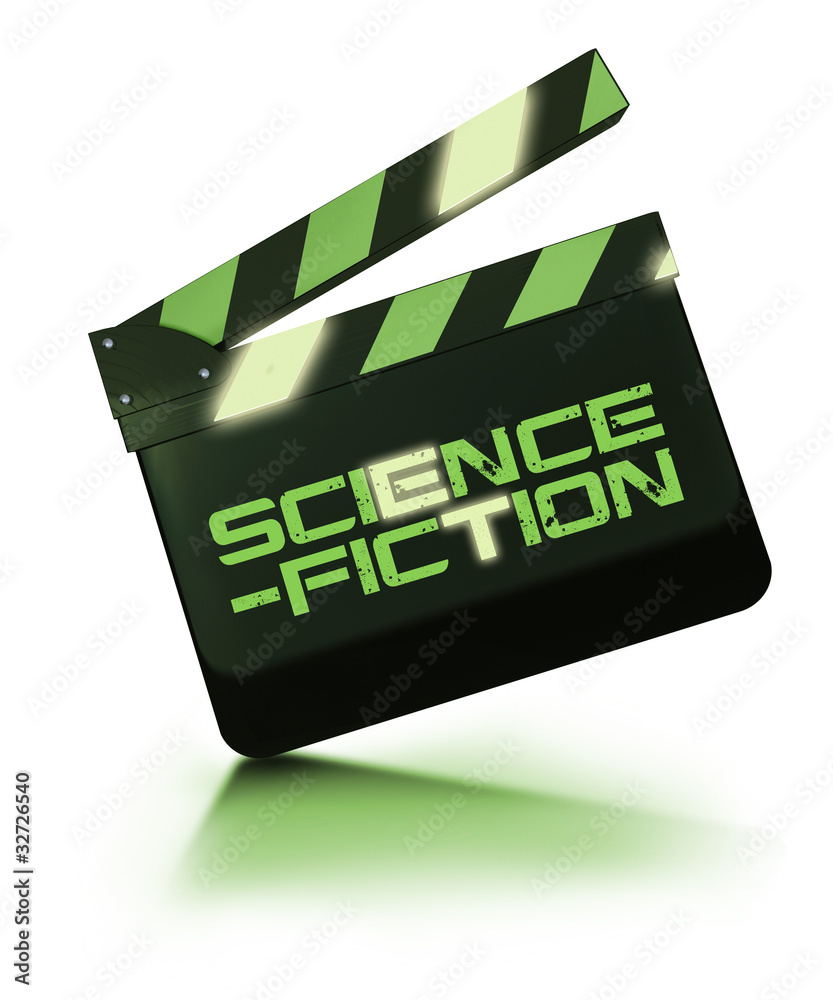 Naklejka premium CLAP-SCIENCE-FICTION