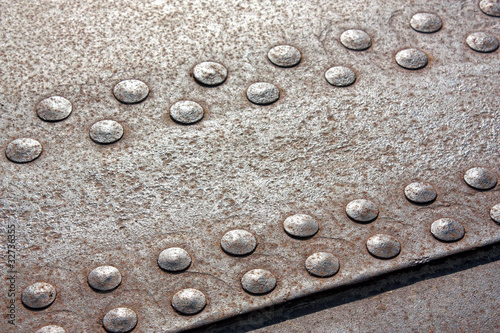 background of the rivets