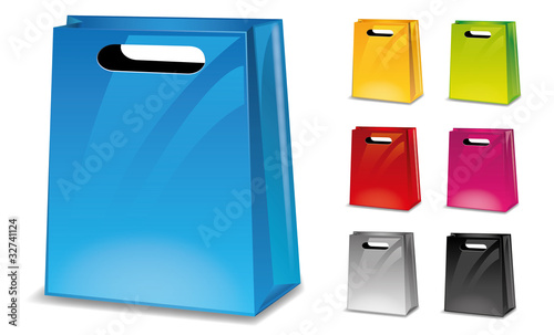 Icon Shop Einkaufstüte Warenkorb Set griff