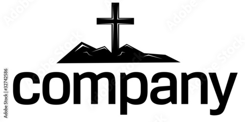 Cross  silhouette logo