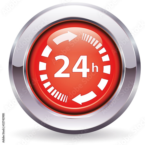 24h - Button rot