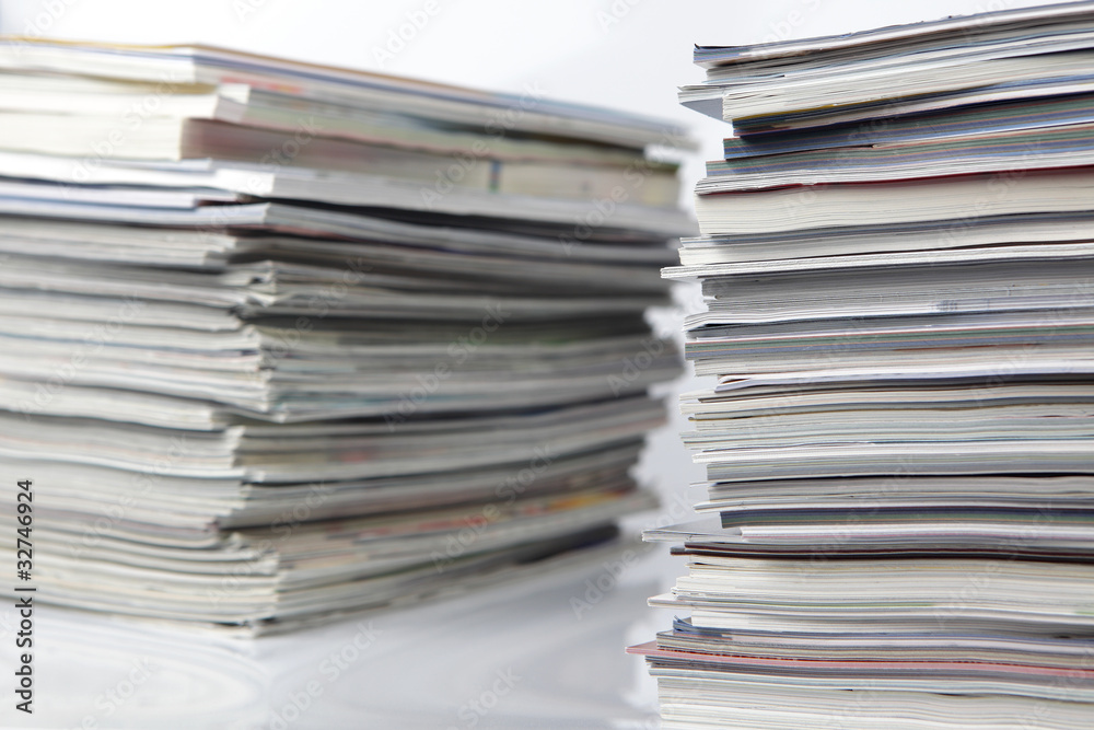 Zeitschriftenstapel Zeitschriftenstapel