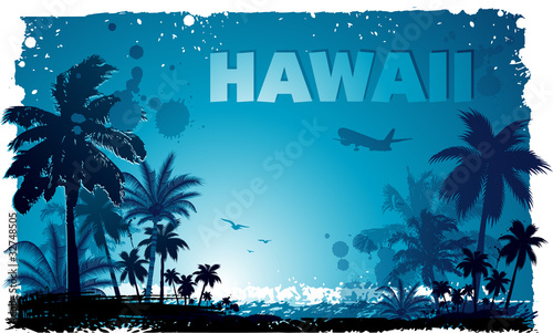 Summer tropical background