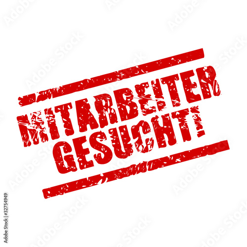 stempel striche mitarbeiter gesucht! I