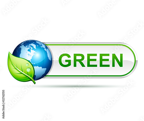 Green earth icon