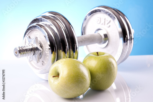 Apple and barbells