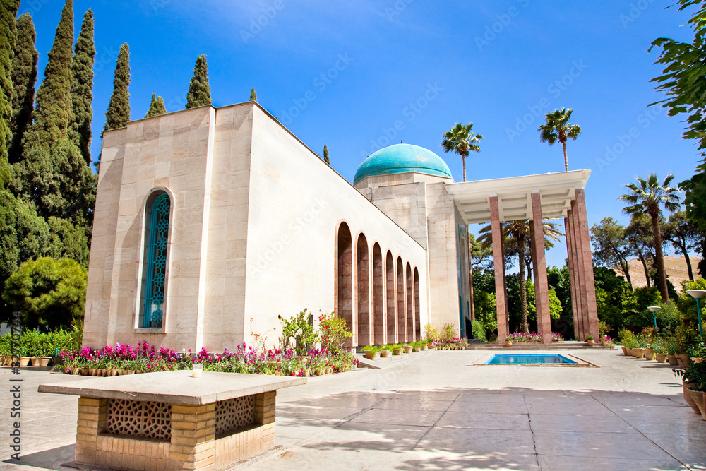 Saadi mausoleum in Shiraz