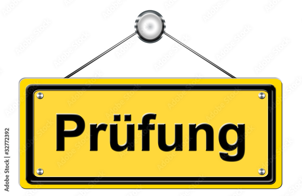 Achtung Prüfung Achtung Prüfung