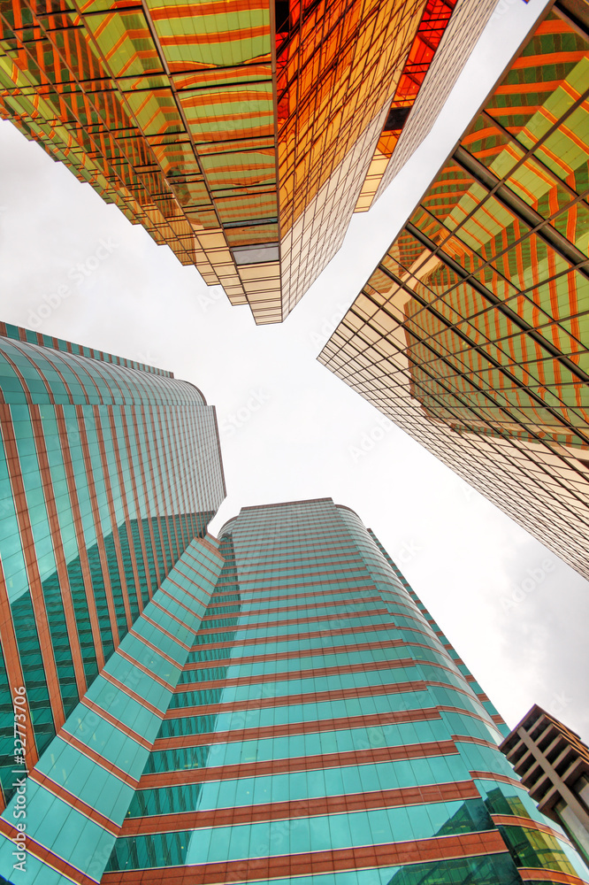 Naklejka premium office buildings