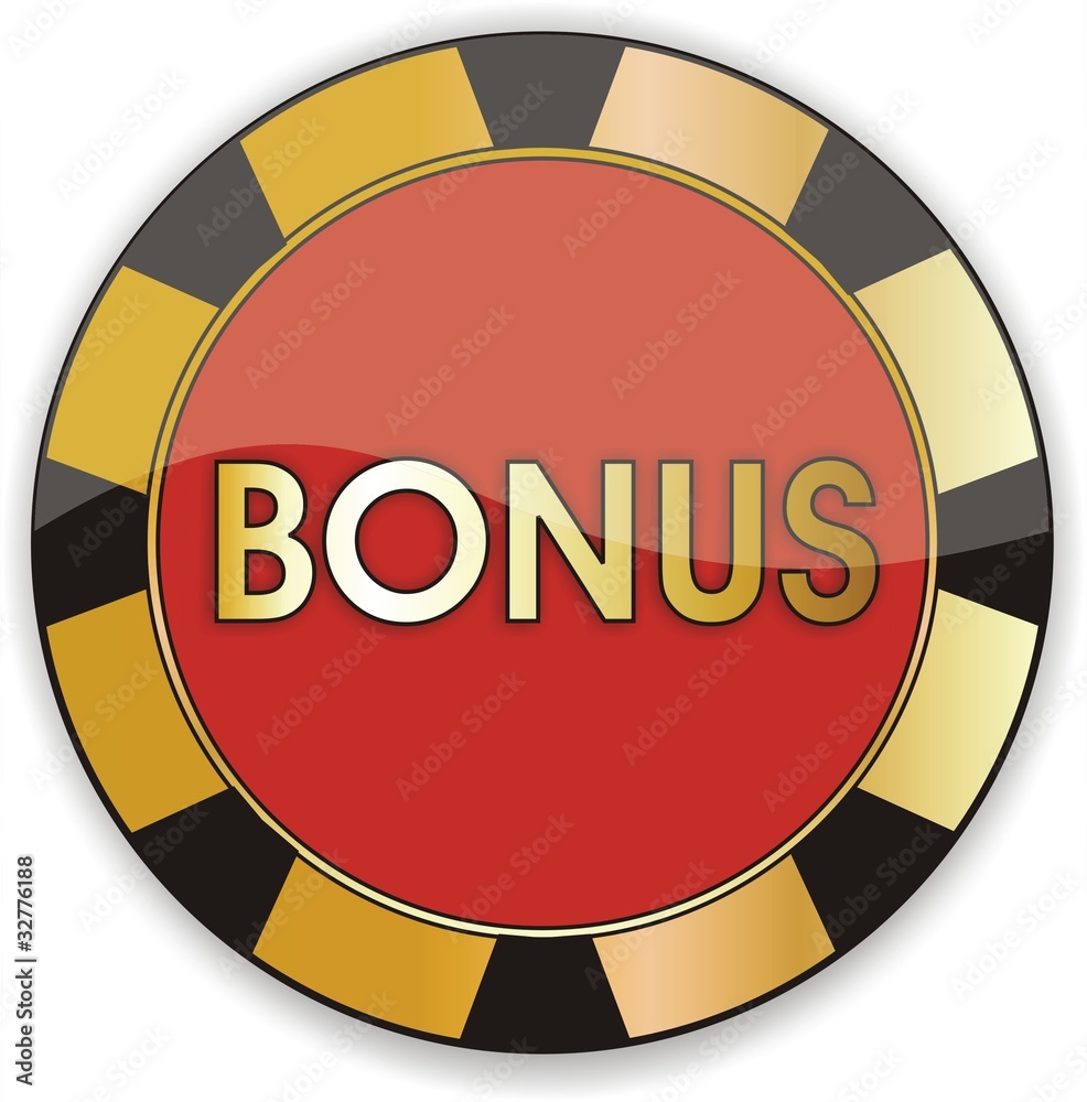 Fototapeta premium bouton bonus