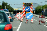 Zähfließender Verkehr