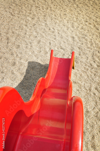 red slide holiday background