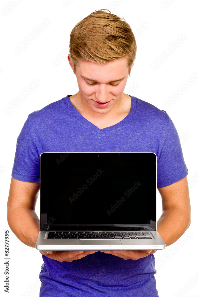 junger mann mit laptop junger mann mit laptop