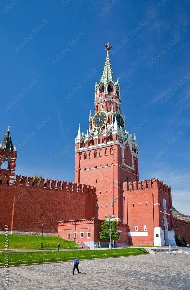 Spasskaya Tower in Moscow