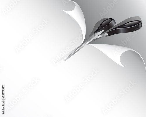 Scissors and paper