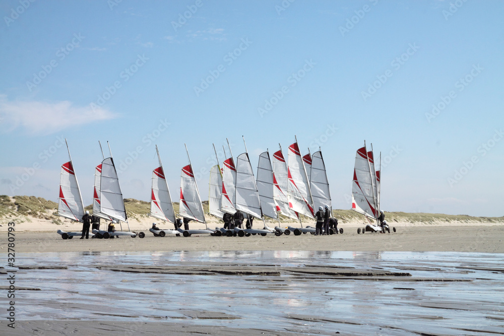 Fototapeta premium Char à voile