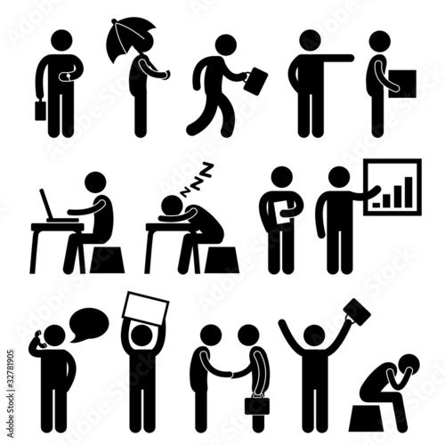 Business Finance Office Workplace People Man Working