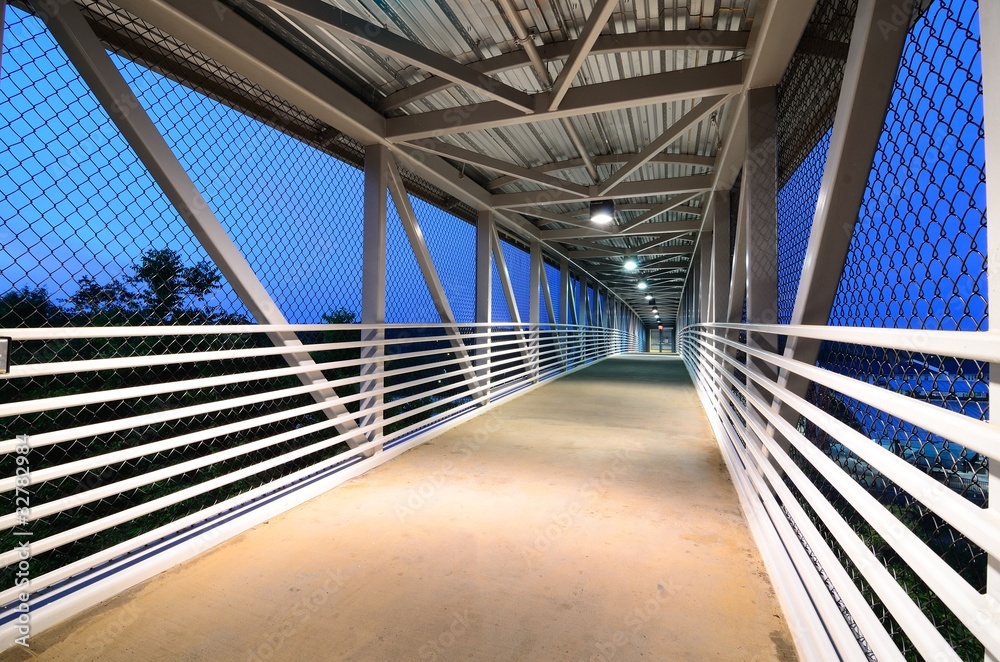 Fototapeta premium Footbridge Interior