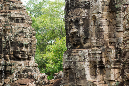 Bayon Temple at Angkor thom, Siem Reap Cambodia