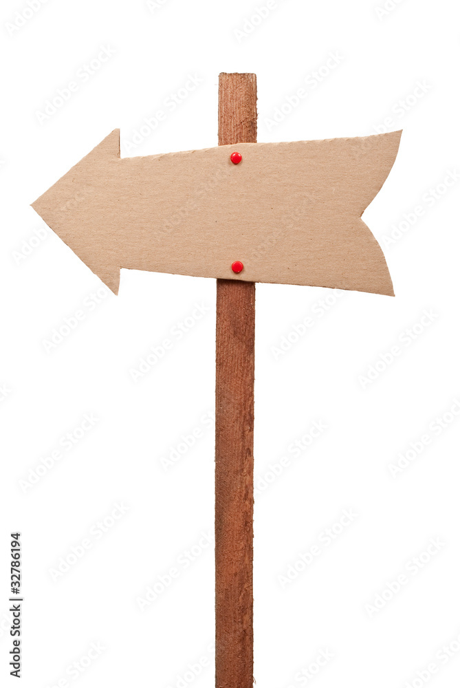 Cardboard sign Cardboard sign