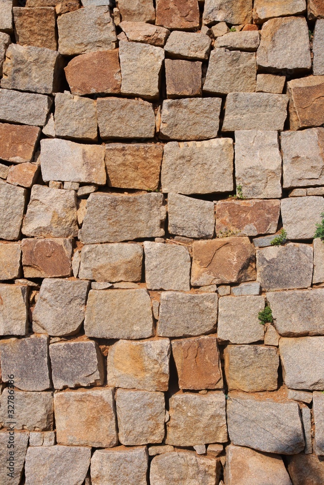 Obraz premium Pattern of old stone Wall Surfaced