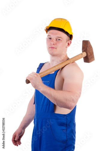 muscular worker