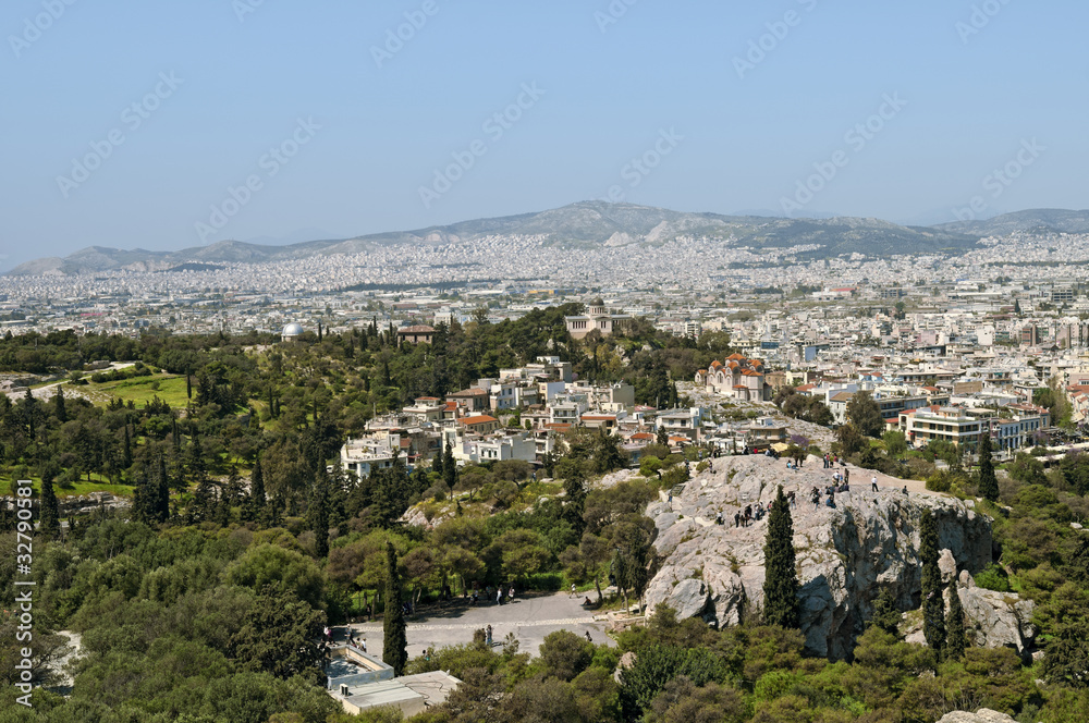 View of The Areipagus from Arcopolis