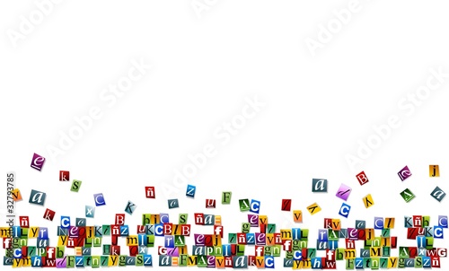 FONDO DE LETRAS