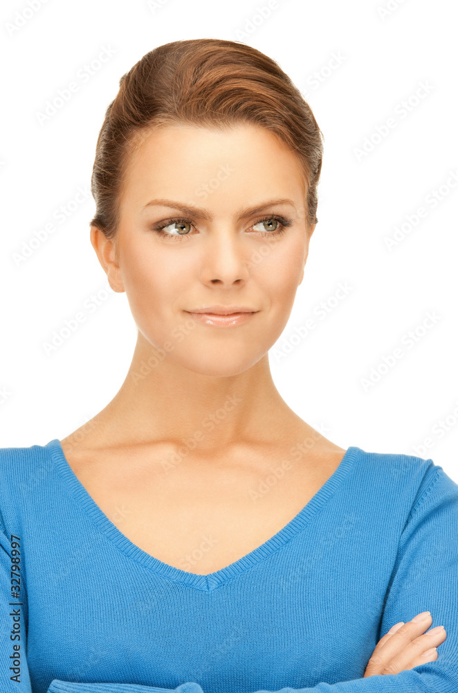 calm and friendly woman calm and friendly woman