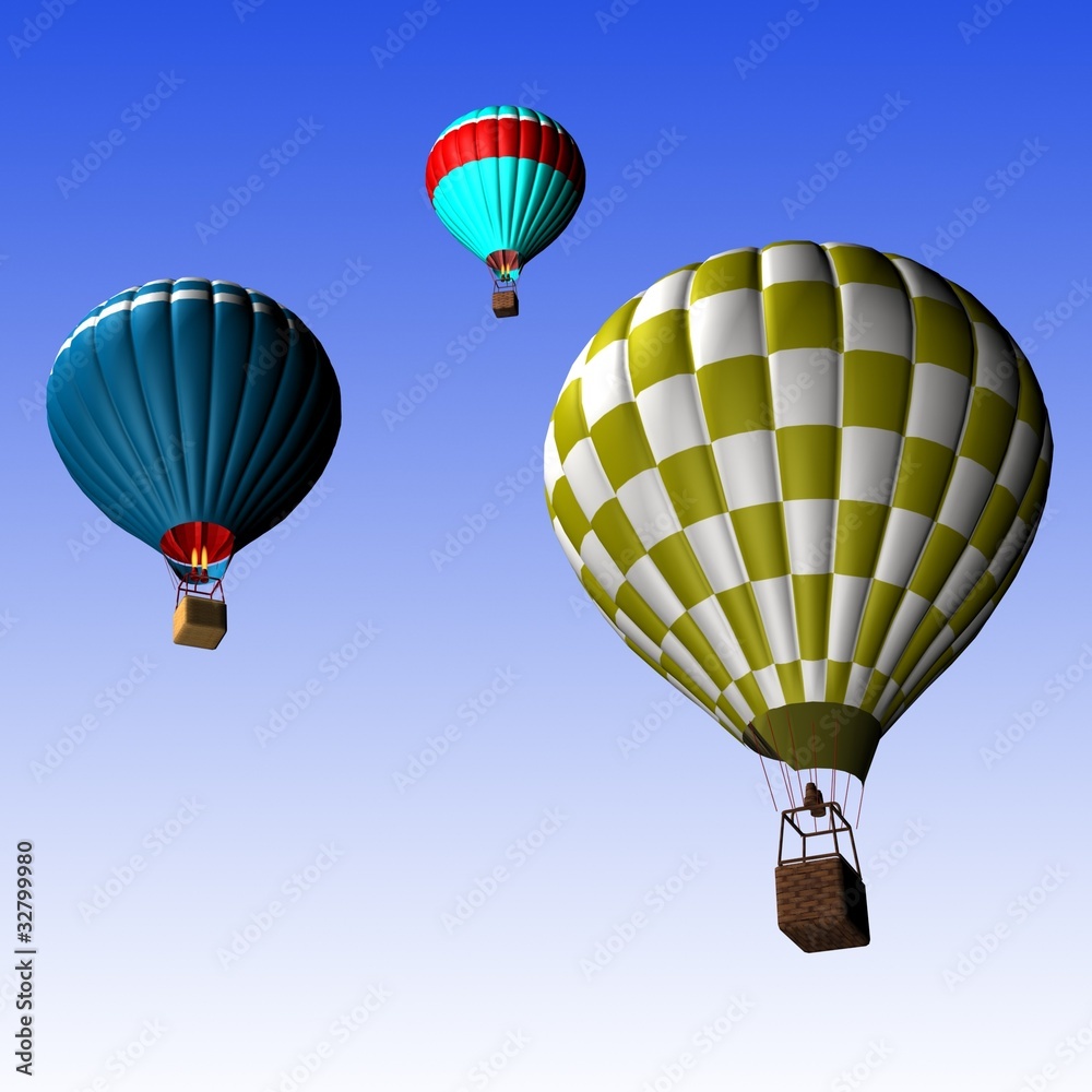 Fototapeta premium hot air balloons