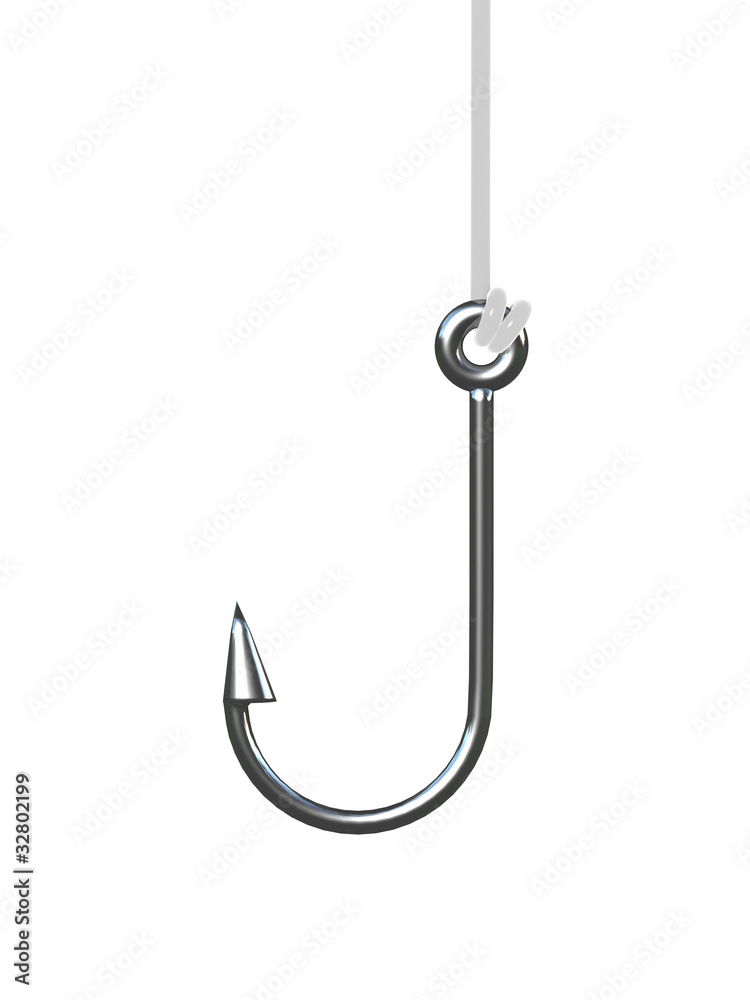 3d Fishing Hook 3d Fishing Hook