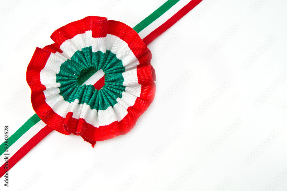 10 Coccarde Tricolori Italiane Artigianali - Per Eventi, Parate E Premiazioni (10x5cm)
