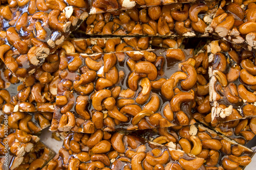 candied pecan nuts sugared mediterranean food photo