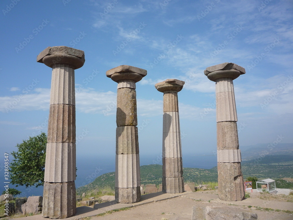 Assos an ancient city in turkey