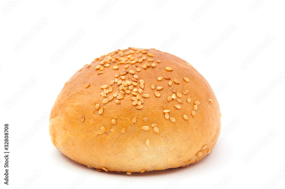 bun with sesame seeds