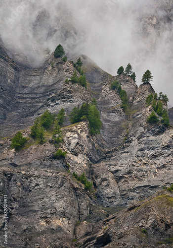 view from leukerbad photo