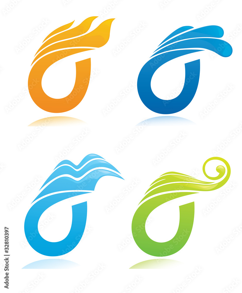 vector collection of nature elements vector collection of nature elements