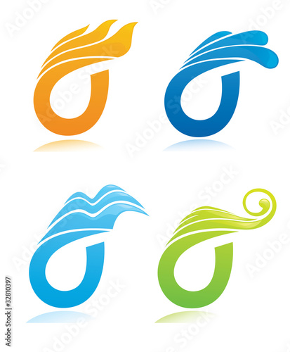 vector collection of nature elements